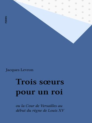 cover image of Trois sœurs pour un roi